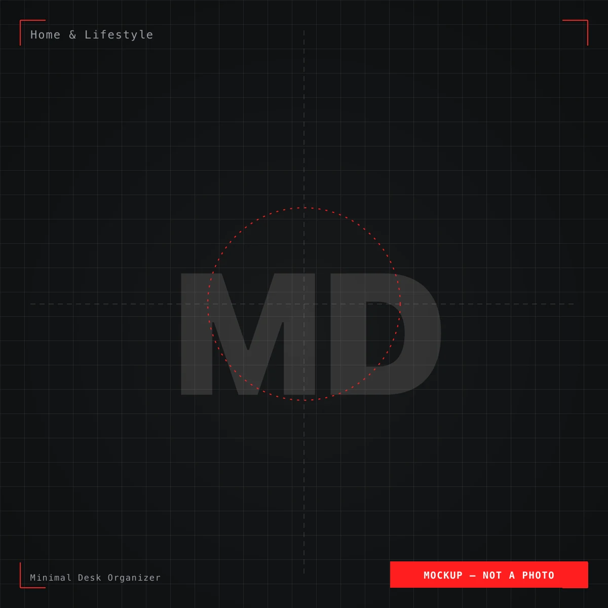 Minimal Desk Organizer — placeholder product illustration