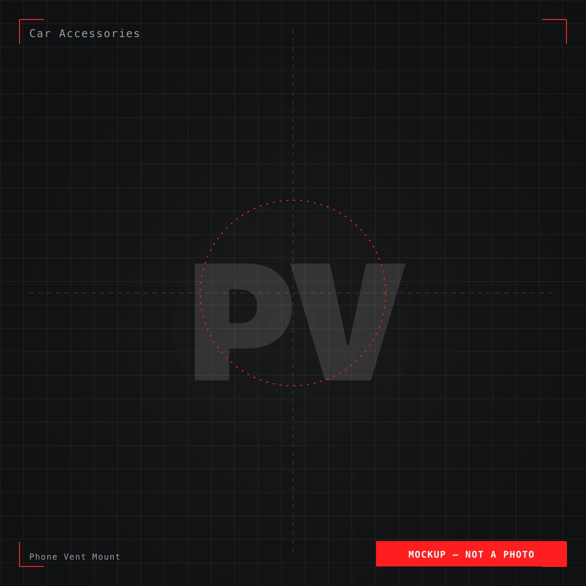 Phone Vent Mount — placeholder product illustration