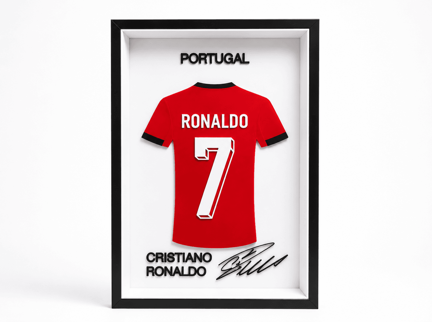 Cristiano Ronaldo Portugal Jersey Frame